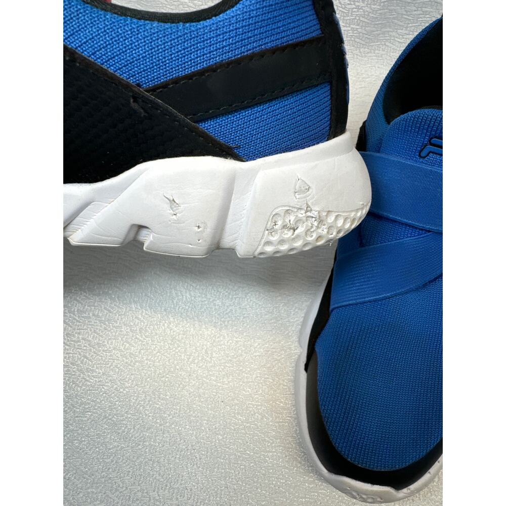 Fila Kids Slip On Sneakers Blue Black White 3RM01311-410 Youth Size 5.5Y - Picture 7 of 8
